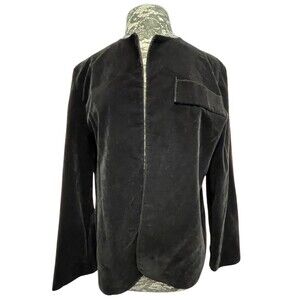 Vintage Blair Blazer Black Velvet Women's Lightweight Retro Classic Mod Career M